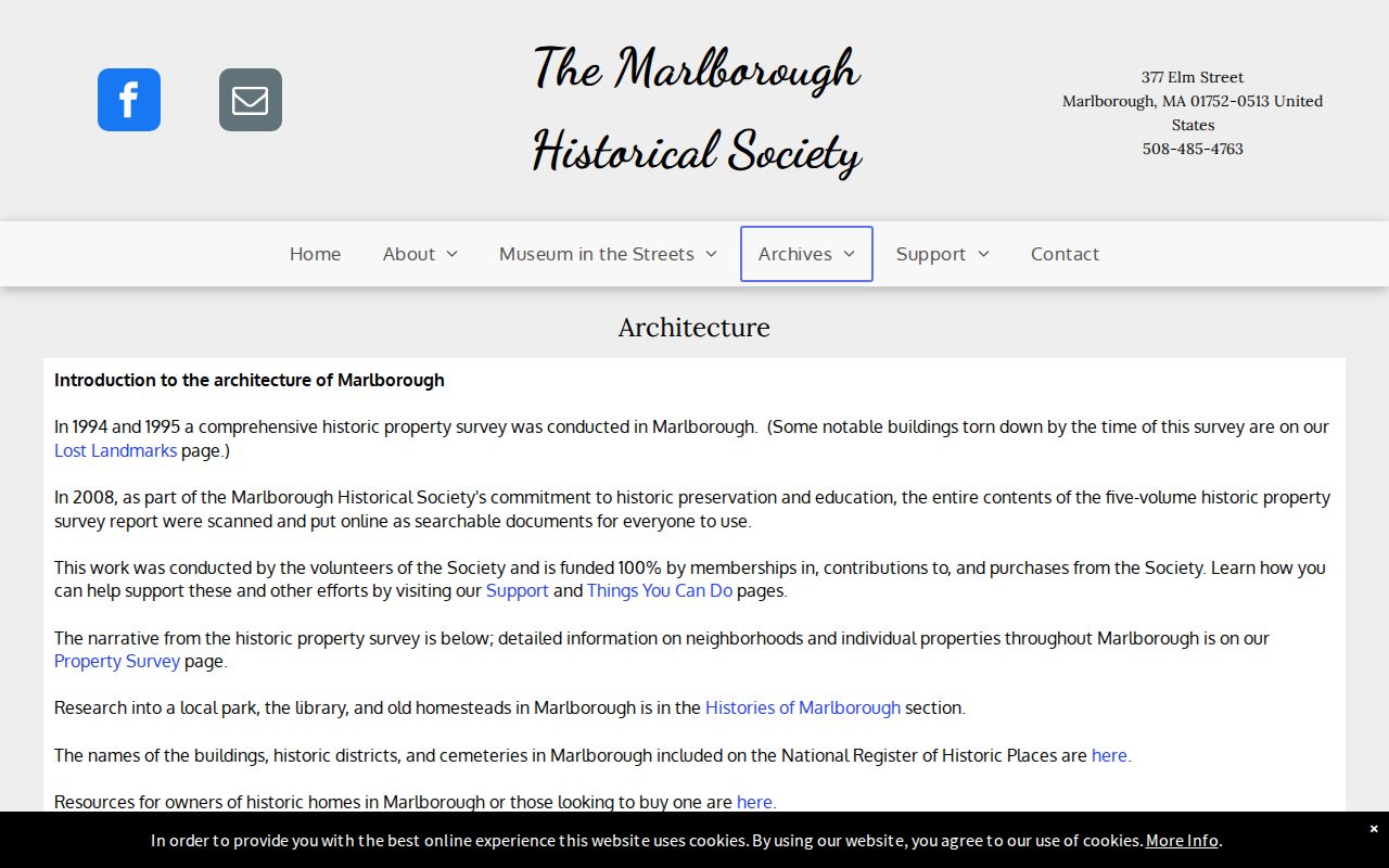 Marlborough city directory context from historical architecture records