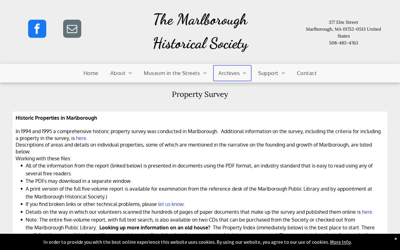 Marlborough city directory address research in the historic property survey