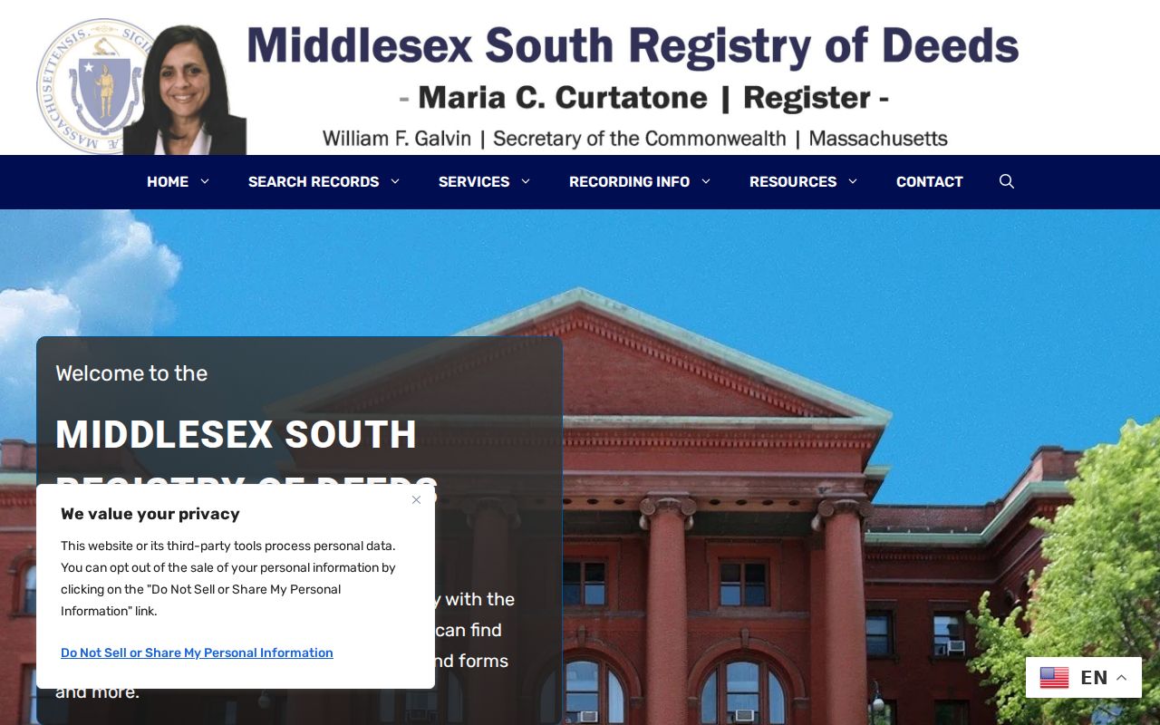 Marlborough previous residents Middlesex South Registry of Deeds official site