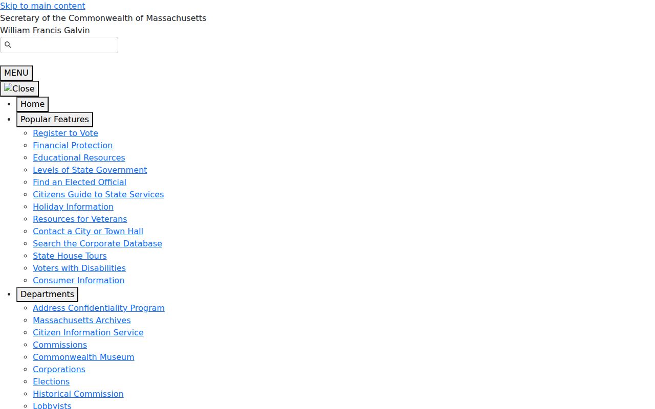 Marlborough resident lookup reference for Massachusetts public voter-information access