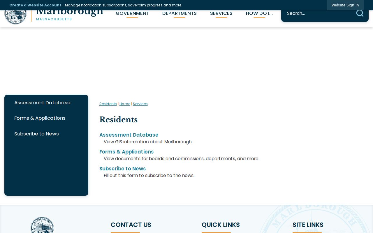 Marlborough residents directory city residents portal