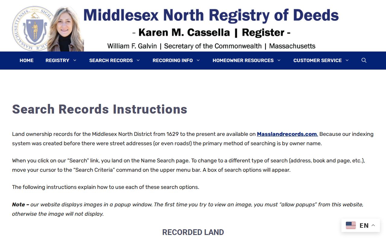 Marlborough street directory registry guidance for pre-1976 grantor and grantee indexes